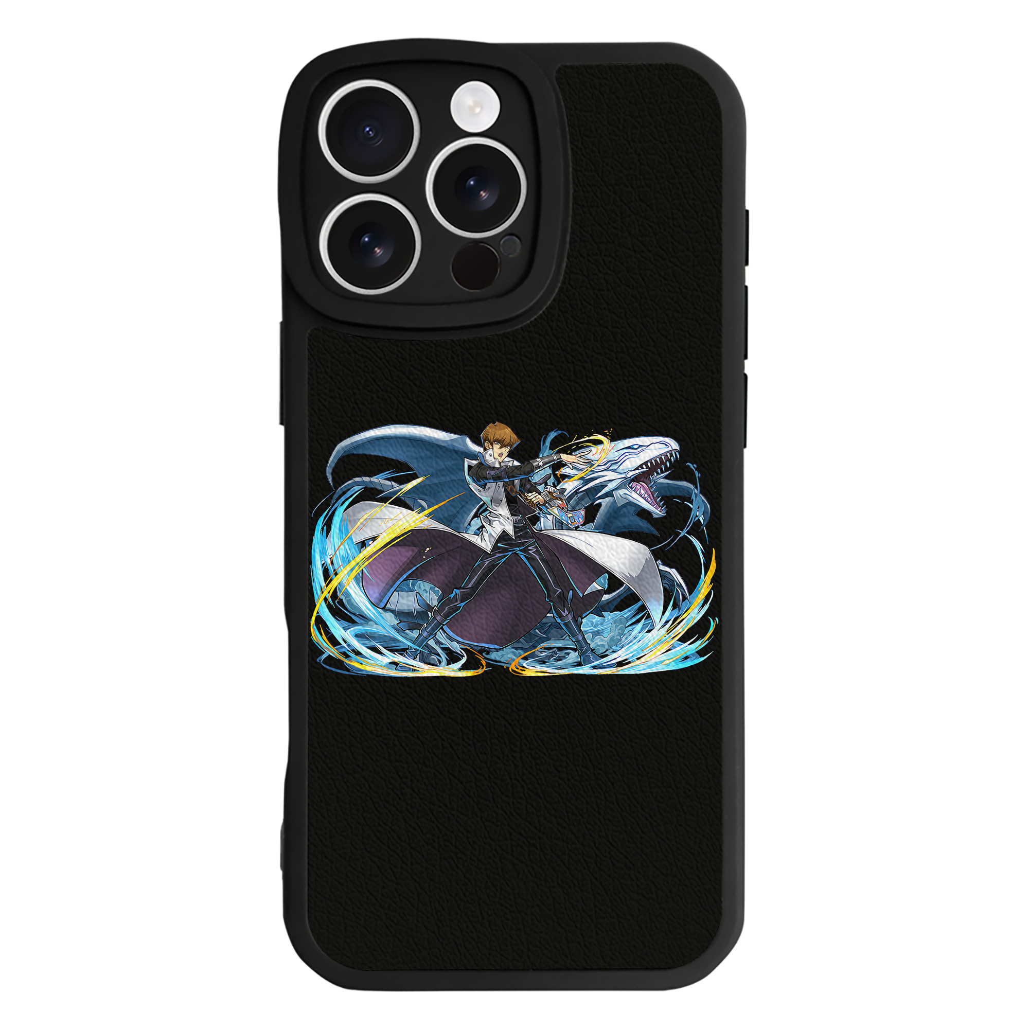 （画像用） 遊☆戯☆王 Yu-Gi-Oh! 【iPhone 16シリーズ対応】シリコンスマホケース（レザー調） 材質：シリコン